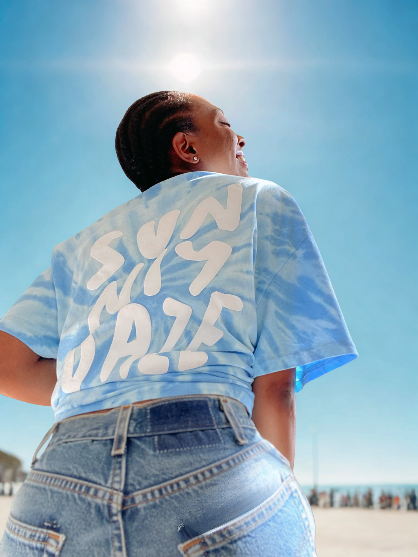 Water Flow Puff Printed Tee